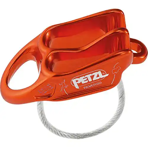 Sicherungsgerät Klettern Petzl Reverso Unisex Rot Einheitsgröße
