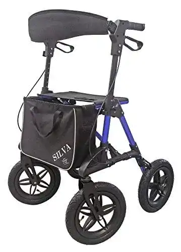 Rollator mit Luftbereifung von Trendmobil SILVA, faltbar und leicht