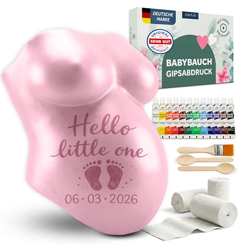 Gipsabdruckset für Babybauch von Amari – Gipsbinden und Zubehör