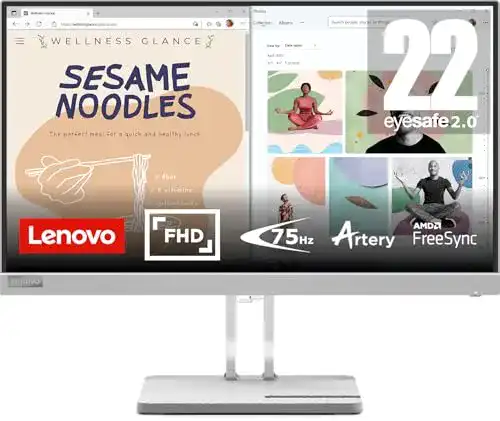 Lenovo L22e-40 21,5 Zoll Full HD Monitor mit 1920×1080 Auflösung
