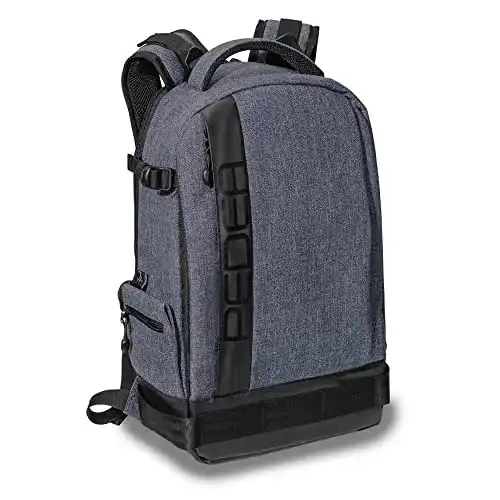 Fotorucksack Pedea für DSLR-Kameras in Grau mit Regenschutz