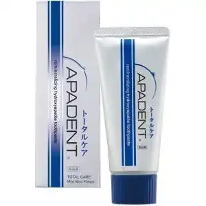 Remineralisierende Zahncreme Apadent Total Care für Zähne und Zahnfleisch