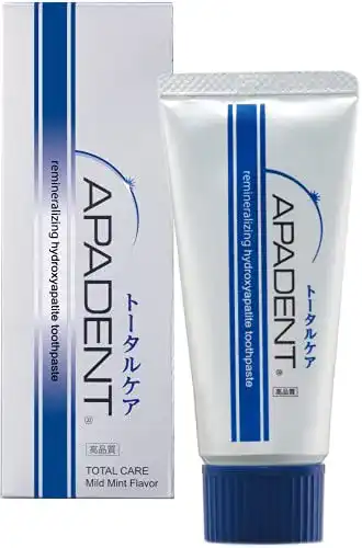 Remineralisierende Zahncreme Apadent Total Care für Zähne und Zahnfleisch