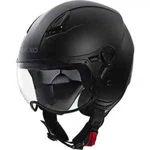 Nexo Jethelm Motorradhelm Demi Jet Mopedhelm City II Mattschwarz
