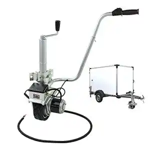 Elektrisches Stützrad DEMA für PKW-Anhänger mit 12 Volt Antrieb