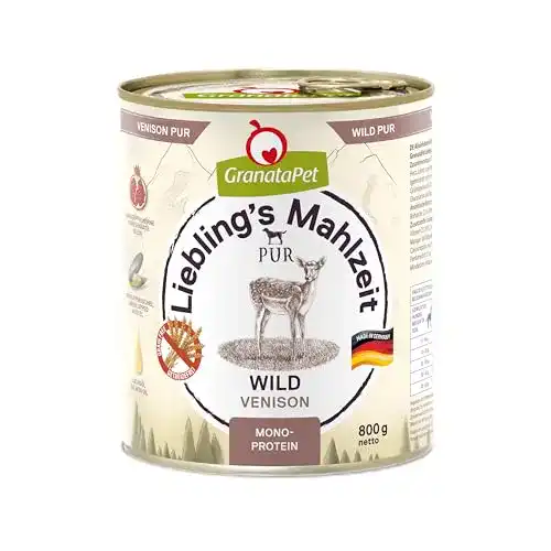 Nassfutter für Hunde getreidefrei GranataPet Liebling’s Mahlzeit Wild
