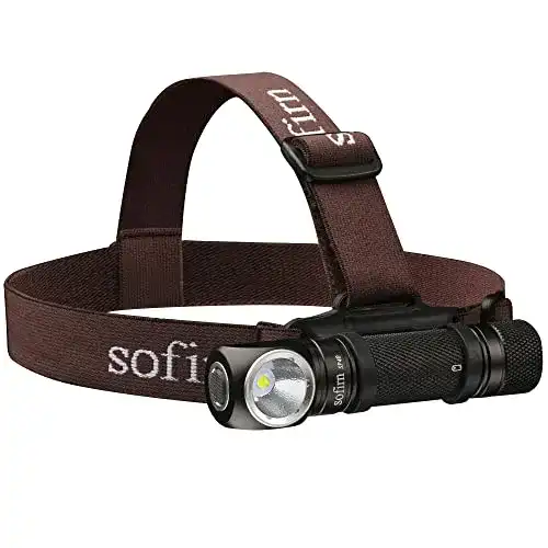 Stirnlampe LED Sofirn SP40 mit 1200 Lumen und CREE XPL LED