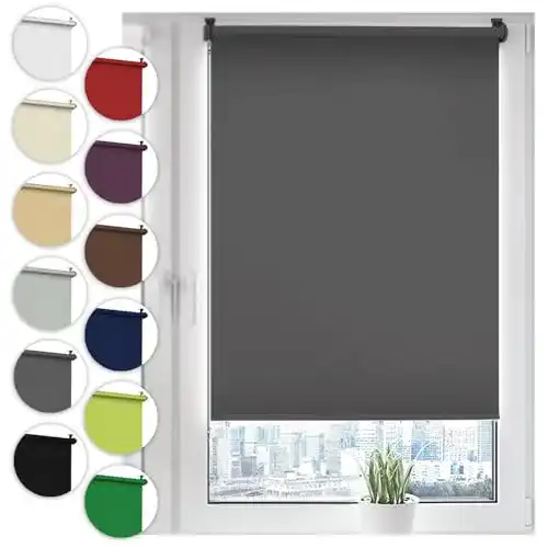 Verdunkelungsrollo Sonello Klemmfix ohne Bohren 65 x 130 cm