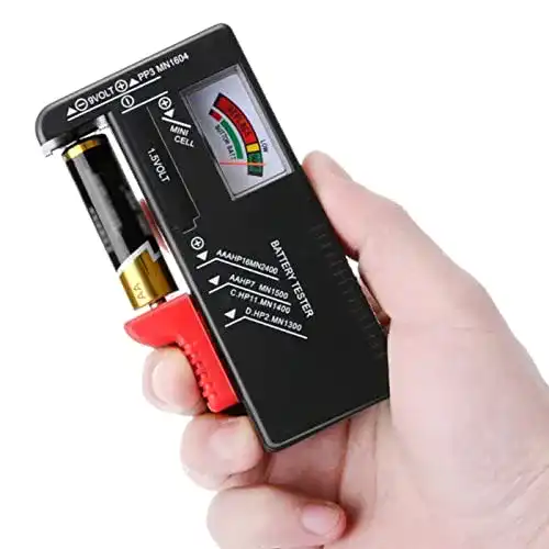 Batterietester ZHITING mit analoger Anzeige für verschiedene Batterietypen
