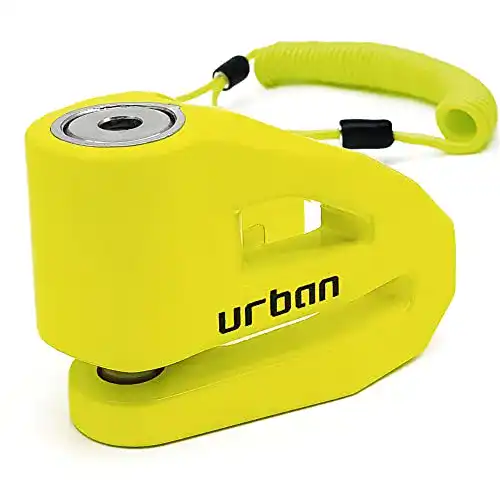 Bremsscheibenschloss URBAN UR208Y für Motorrad, Fahrrad und Roller