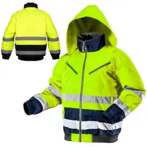 Thermo Warnschutzjacke NEO TOOLS EN 20471 für hohe Sichtbarkeit