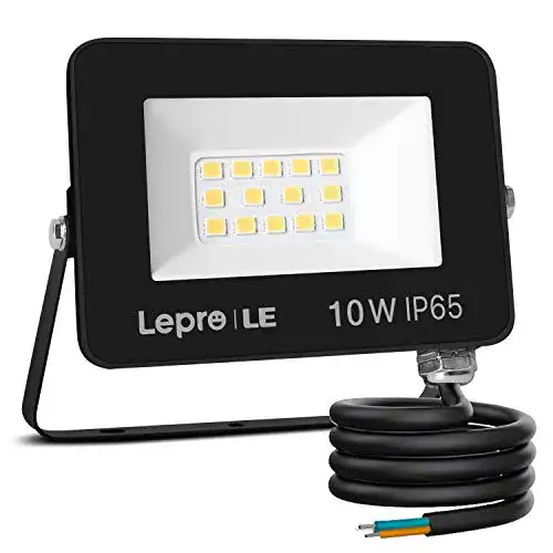 Lepro LED Strahler mit Bewegungsmelder 10W für Außenbereiche