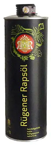 Rapsöl Rügener nativ kaltgepresst naturtrüb 1 Liter