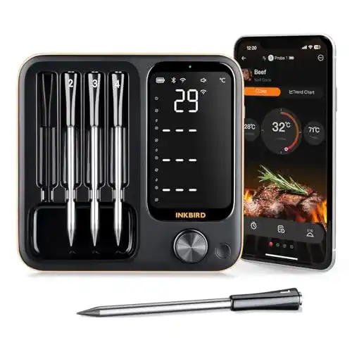 Inkbird INT-14-BW Grillthermometer für Fleisch und Ofen