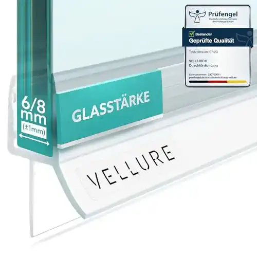 Duschdichtungen Vellure Duschdichtung für Glastüren