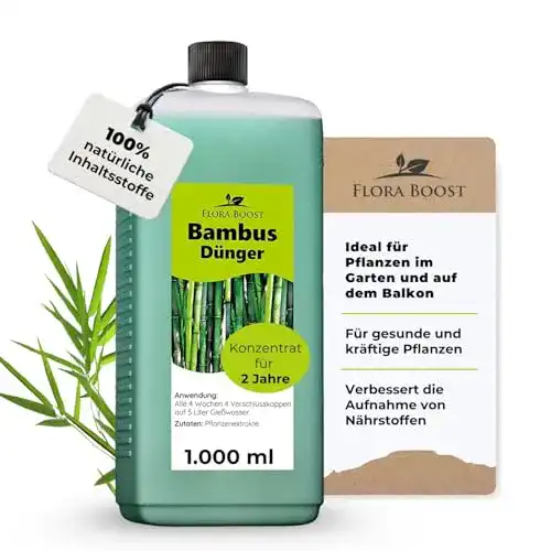 Bambusdünger Flora Boost 1000ml für gesundes Pflanzenwachstum
