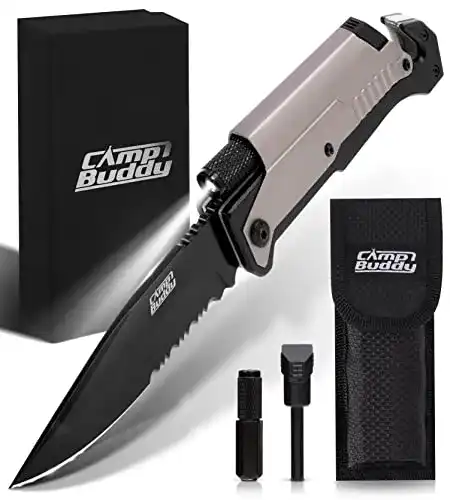 Klappmesser Camp Buddy 5-in-1 Survivalmesser für Outdoor-Aktivitäten