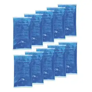 Kühlakku Gel für Kalt-Warm Anwendungen 9 x 16 cm 10er-Pack