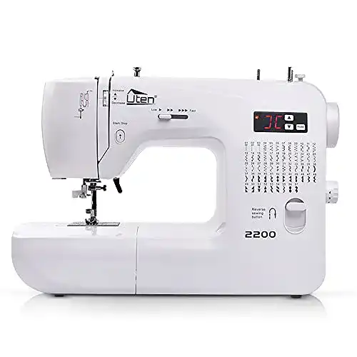 Freiarm-Nähmaschine Uten 2200 Elektrisch mit 60 Stichprogrammen