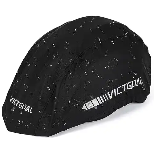 Fahrradhelm Regenschutz von Victgoal wasserdichter Helmüberzug