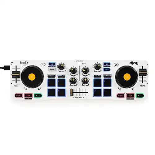 Hercules DJControl Mix – Drahtloser Bluetooth DJ-Controller