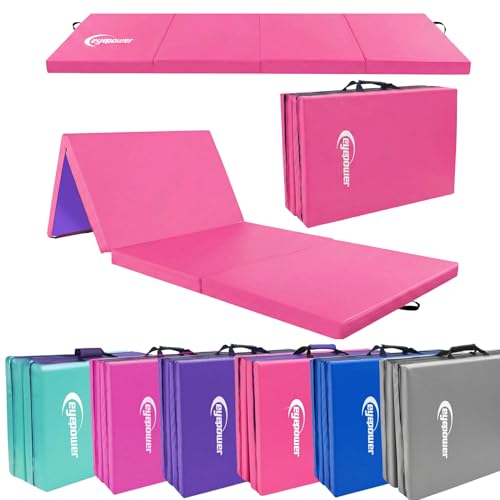 Faltbare Gymnastikmatte EYEPOWER 180 x 60 cm für vielseitige Übungen