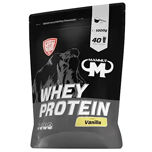 Eiweißpulver Mammut Nutrition Whey Protein Vanille 1000 g