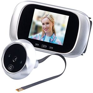 Türspion Somikon ohne Bohren mit digitaler Kamera und Nachtsicht