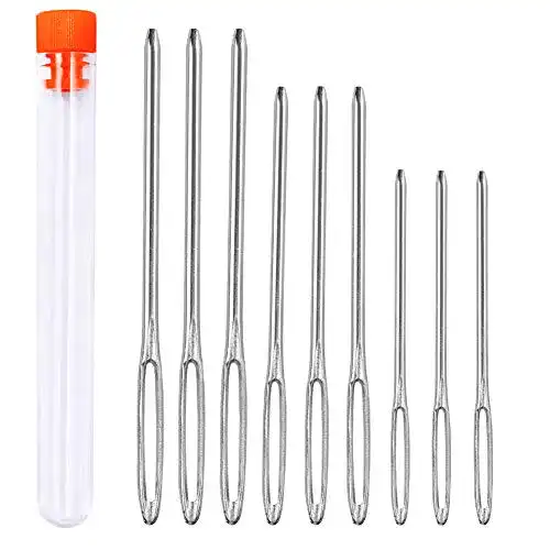 Sticknadel Set mit 9 Nähen Nadeln in 3 Größen
