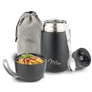 Thermo-Lunchbox Milu Thermobehälter 450ml, 650ml, 800ml im Vergleich