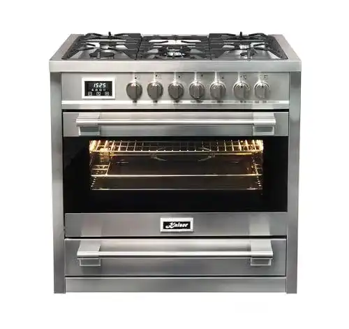 Gasherd Kaiser 90 cm HGE 93505 R Turbo freistehender Gas-Standherd