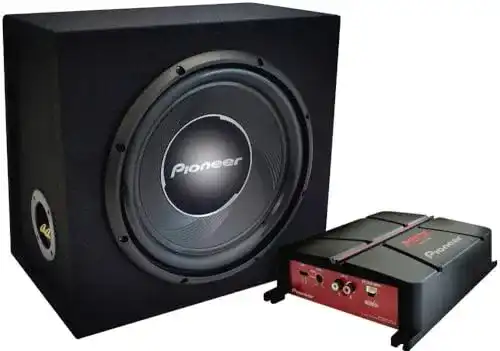 Pioneer GXT-3730B Subwoofer-Set mit 30 cm Gehäusesubwoofer und Verstärker