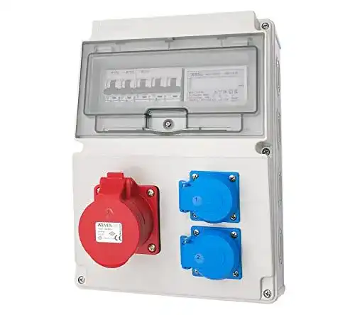 Baustromverteiler ETF Wandverteiler CEE 1x16A und 2x230V