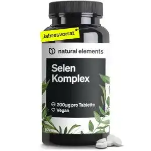 Selen Natural Elements Komplex, 365 Tabletten mit 200 µg