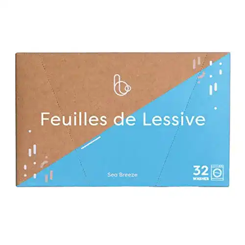 Waschmittel Blätter Brauzz Sea Breeze 32 wasserlösliche Waschstreifen