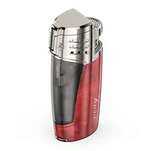 VVAY Sturmfeuerzeug mit 3 Jetflammen für Wind und Outdoor