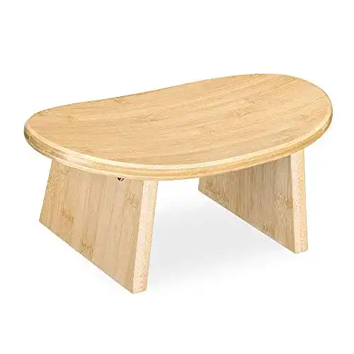 Meditationsbank aus Bambus von Navaris Ergonomischer Meditationshocker