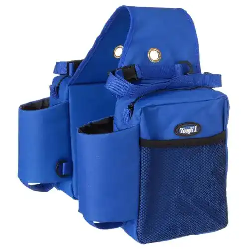 Satteltasche Pferd Tough 1 aus Nylon für Ausrüstung und Wasserflaschen