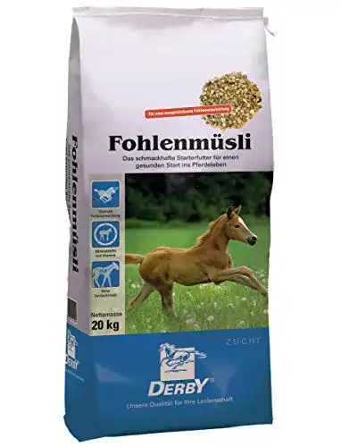 Fohlenfutter Derby Fohlenmüsli 20 kg für optimale Fohlenentwicklung