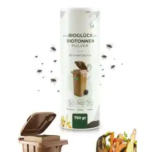 Biotonnenpulver Bioglück 750ml Schutz vor Maden und Gerüchen