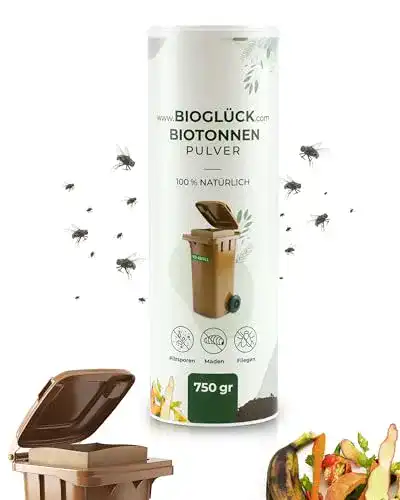 Biotonnenpulver Bioglück 750ml Schutz vor Maden und Gerüchen
