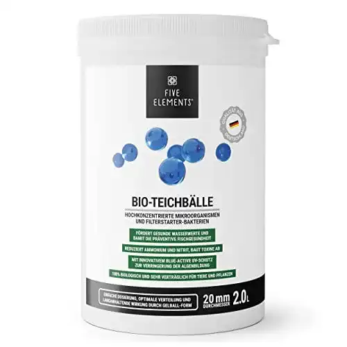 FIVE ELEMENTS Bio-Teichbälle für Teichbakterien, 2,0 l