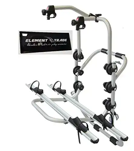 Fahrradträger für E-Bikes von ELEMENT TRADE für Heckklappe