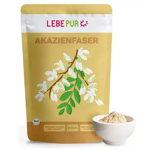 Akazienfaser Lebepur Bio vegan 500g mit 90% Ballaststoffen