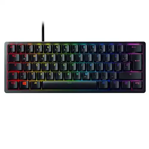 Mini Gaming Tastatur Razer Huntsman Mini mit Purple Switch
