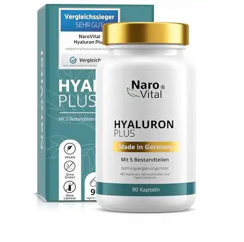 Hyaluronsäure-Kapseln von NaroVital, hochdosiert und vegan
