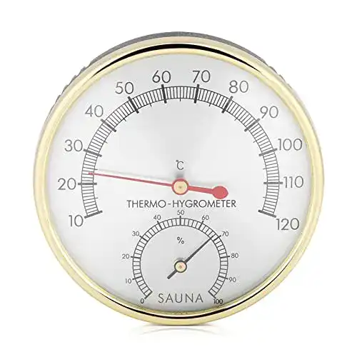 Sauna Thermometer Garosa 2 in 1 Hygrothermograph
