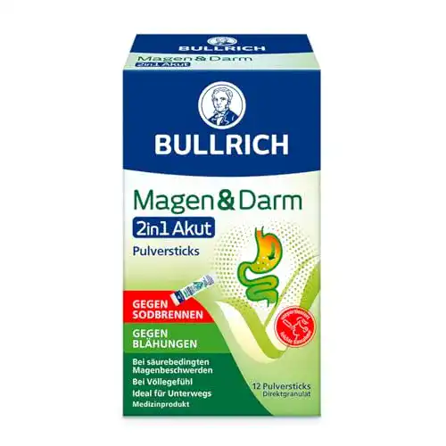 Mittel gegen Sodbrennen Bullrich Magen & Darm 2in1 Akut Pulversticks
