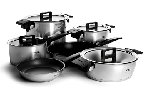 Woll Edelstahl Topfset Induktion 4-teilig mit Deckeln