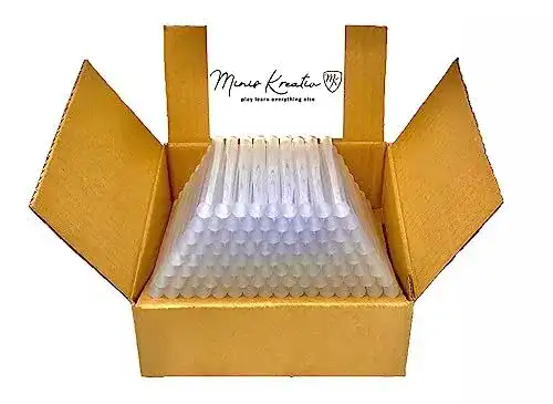 Heißklebesticks 11 mm, 100 Stück, transparent, für verschiedene Materialien